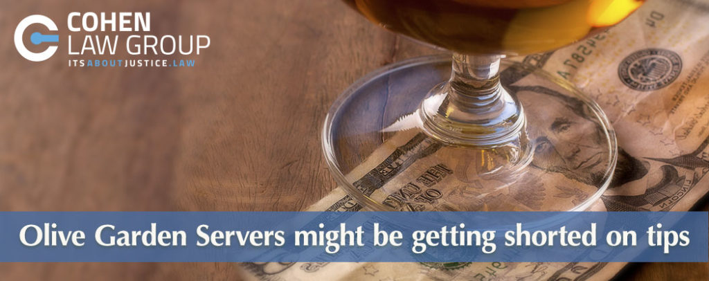 Olive Garden Servers Might Be Getting Shorted On Tips