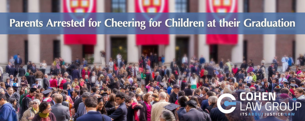 Parents Arrested for Cheering for Children at their Graduation