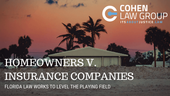 Homeowners v. Insurance Companies